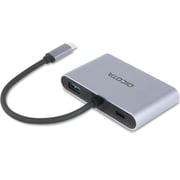Dicota 5-in-1 Portable Docking Station Black/Silver