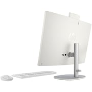 HP All-in-One (2024) Desktop - 1st Series / Intel Core Ultra 7-155U / 23.8inch FHD / 1TB SSD / 16GB RAM / Shared Intel Iris Xe Graphics / Windows 11 Home / English & Arabic Keyboard / Shell White / Middle East Version - [24-CR1002NE]