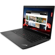 Lenovo ThinkPad L14 Gen 4 Commercial (2024) Laptop - 13th Gen / Intel Core i7-1355U / 14inch FHD / 1TB SSD / 16GB RAM / Shared Intel Iris Xe Graphics / Windows 11 Pro / English & Arabic Keyboard / Thunder Black / Middle East Version - [21H1007SGR]