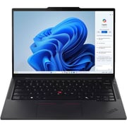 Lenovo ThinkPad T14s (2024) Laptop - 1st Series / Intel Core Ultra 7-155U / 14inch WUXGA / 1TB SSD / 16GB RAM / Shared Intel Graphics / Windows 11 Home / English & Arabic Keyboard / Black / Middle East Version - [21LS000JGR]