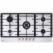 LG 2024 Built-in 900 Gas Cooktop with 5 burners, Stainless Steel