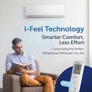 Gree 3.0 Ton Split Air Conditioner with Scroll Compressor Lomo-S36C3, R410A, 3D Air Flow, Turbo Mode, I-Feel Function, Gold Fin