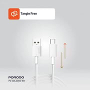 Porodo USB-C Cable 3m White