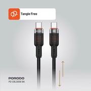 Porodo USB-C To USB-C Cable 1.2m Black