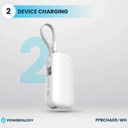 Powerology Power Bank 5000mAh White PPBCHA65-WH