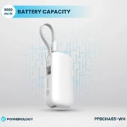 Powerology Power Bank 5000mAh White PPBCHA65-WH