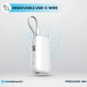 Powerology Power Bank 5000mAh White PPBCHA65-WH
