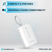 Powerology Power Bank 10000mAh White PPBCHA66-WH