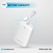 Powerology Power Bank 10000mAh White PPBCHA66-WH