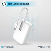 Powerology Power Bank 10000mAh White PPBCHA66-WH