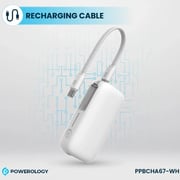 Powerology Power Bank 20000mAh White PPBCHA67-WH