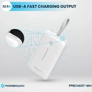 Powerology Power Bank 20000mAh White PPBCHA67-WH