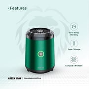 Green Lion Mini Bakhour 2 Incense Burner (Pack of 1 pc)