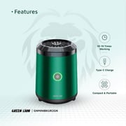 Green Lion Mini Bakhour 2 Incense Burner (Pack of 1 pc)
