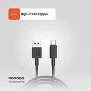 Porodo USB-C Cable 3m Black