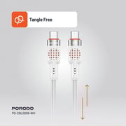 Porodo USB-C To USB-C Cable 1.2m White