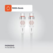 Porodo USB-C To USB-C Cable 1.2m White