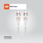 Porodo USB-C To USB-C Cable 1.2m White