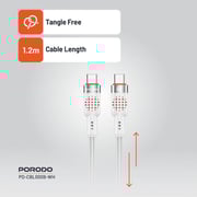 Porodo USB-C To USB-C Cable 1.2m White