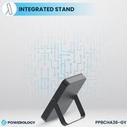 Powerology Wireless Power Bank 10000mAh Grey PPBCHA36-GY