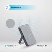 Powerology Wireless Power Bank 10000mAh Grey PPBCHA36-GY