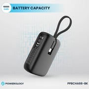 Powerology Power Bank 10000mAh Black PPBCHA66-BK