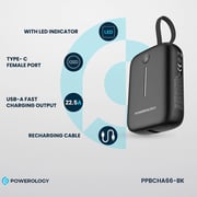 Powerology Power Bank 10000mAh Black PPBCHA66-BK