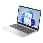 HP 14-em0004ne Laptop AMD Ryzen 3 7320U / 14 Inch HD / 256GB SSD / 4GB RAM / AMD Radeon Graphics / Windows 11 / English & Arabic Keyboard / Silver / Middle East Version – [7X8Q6EA]