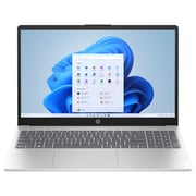HP 15-FC0034NE Laptop AMD Ryzen 7-7730U / 15.6 Inch FHD / 512GB SSD / 16GB RAM / AMD Radeon Graphics / Windows 11 / English & Arabic Keyboard / Silver / Middle East Version – [7Y7G7EA]