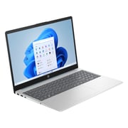 HP 15-FC0034NE Laptop AMD Ryzen 7-7730U / 15.6 Inch FHD / 512GB SSD / 16GB RAM / AMD Radeon Graphics / Windows 11 / English & Arabic Keyboard / Silver / Middle East Version – [7Y7G7EA]