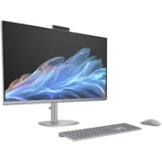 HP OmniStudio X All-in-One (2024) Desktop - 1st Seires / Intel Core Ultra 7-155H / 31.5inch 4K UHD / 1TB SSD / 32GB RAM / 6GB NVIDIA Geforce RTX 4050 Graphics / Win11 Home / English & Arabic Keyboard / Meteor Silver / Middle East Version - [32-C0000NE]