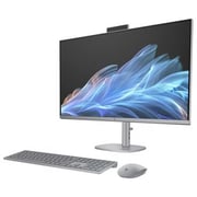 HP OmniStudio X All-in-One (2024) Desktop - 1st Seires / Intel Core Ultra 7-155H / 31.5inch 4K UHD / 1TB SSD / 32GB RAM / 6GB NVIDIA Geforce RTX 4050 Graphics / Win11 Home / English & Arabic Keyboard / Meteor Silver / Middle East Version - [32-C0000NE]