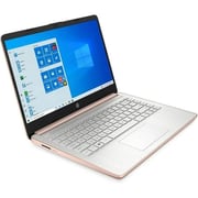 HP (2019) Laptop - Intel Pentimu Silver-N5030 / 14inch HD / 256GB SSD / 4GB RAM / Shared Intel UHD Graphics 605 / Windows 11 / English Keyboard / Rose Gold / International Version - [14-DQ0733]