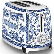 Smeg Dolce & Gabbana Blu Mediterraneo Toaster TSF01DGBUK