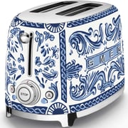 Smeg Dolce & Gabbana Blu Mediterraneo Toaster TSF01DGBUK