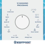 Westpoint Front Load Washer & Dryer 8 kg/5 kg WDMT-81424E