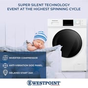 Westpoint Front Load Washer & Dryer 8 kg/5 kg WDMT-81424E