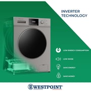 Westpoint Front Load Washer & Dryer 8 kg / 5 kg WDMAT-81242ES