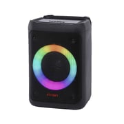 Etrain LED Cube Rechargeable Portable Speaker 10W - Black