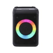 Etrain LED Cube Rechargeable Portable Speaker 10W - Black