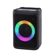 Etrain LED Cube Rechargeable Portable Speaker 10W - Black