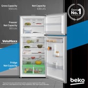 Beko Top Mount Refrigerator 650 Litres RDNE850L22X