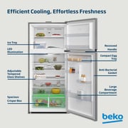 Beko Top Mount Refrigerator 650 Litres RDNE850L22X