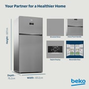 Beko Top Mount Refrigerator 650 Litres RDNE850L22X