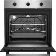 Beko 60cm Built-in Gas Oven, 72L, Mechanical Timer, A+ Rating, Stainless Steel - BBIGT22100XML
