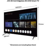 JVC LT-55NQ7145 QLED 4K UHD Smart Telecision 55inch (2024 Model)