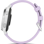 Garmin 010-02891-01 Lily 2 Active Smartwatch Silver With Purple Jasmine Silicone Band