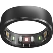 Ringconn Titanium Smart Ring Size 7 Black