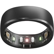 Ringconn Titanium Smart Ring Size 9 Black