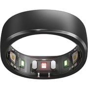 Ringconn Titanium Smart Ring Size 12 Black